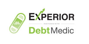 Experior partnered with Debt Medic logo